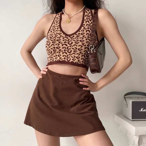 Leopard tank top size S - Picture 4 of 5